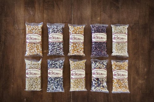Amish Country Popcorn - 4 Ounce Variety Kernel Gift Set | Non-GMO, Gluten-Free, 10 Assorted Packs
