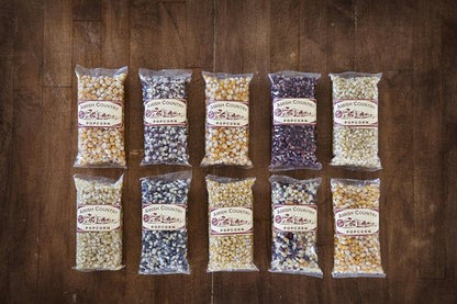 Amish Country Popcorn - 4 Ounce Variety Kernel Gift Set | Non-GMO, Gluten-Free, 10 Assorted Packs