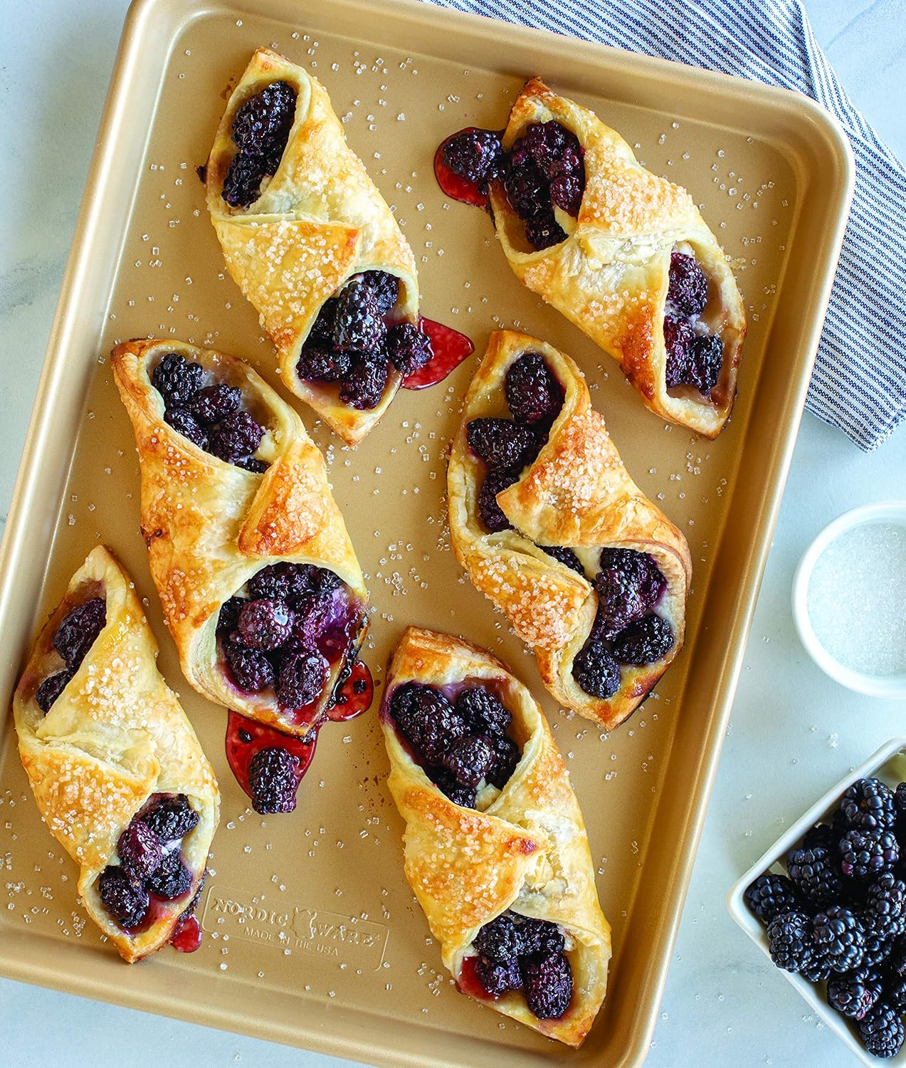 Nordic Ware Non-Stick Aluminum Jelly Roll Baking Sheet - Perfect for Baking & Roasting