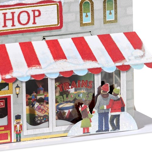 American Greetings Christmas Decoration - Magic Moments Toy Shop Design | Festive Holiday Decor