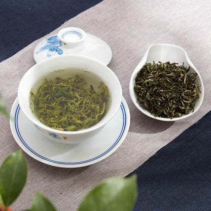 ChaWuWarmSun-[B] BiLuoChun Green Tea,3.5oz(100g),Loose Leaf Tea,DongTing Mountain,Chinese Famous Green Tea