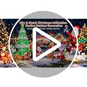 8FT Alien Christmas Inflatable Outdoor Decoration with Built-In LEDs - Yard Lawn Xmas Party Decor Variation of THIS listing