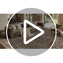 JOOJA 8x10 Dark Brown Vintage Low Pile Area Rug with Non-Slip Backing