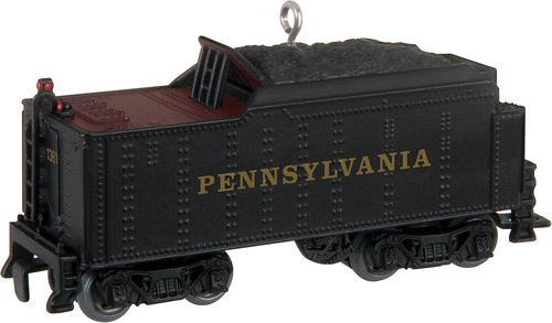 Hallmark Keepsake Christmas Ornament 2023 - Lionel Pennsylvania K4 Tender Metal Train Gift