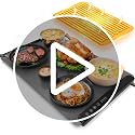 MealHelper Teal Food Warming Mat with 4 Temp Levels & 6-Hour Timer, Portable Electric Food Warmer for Countertop