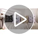 Beige Ghost Halloween Pillow Covers 18x18 Set of 2 - Cute Ghost Decor