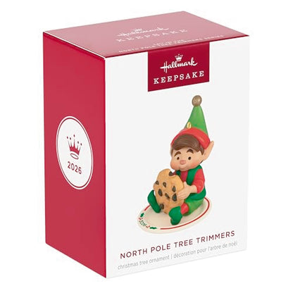 North Pole Tree Trimmers Christmas Ornament - 2026 Hallmark Keepsake Elf Cookie Decor