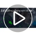 Glow in the Dark Star Space Blanket for Kids - Fluorescent Stars, 50 x 60 inches, Soft Fuzzy Galaxy Throw for Boys and Girls