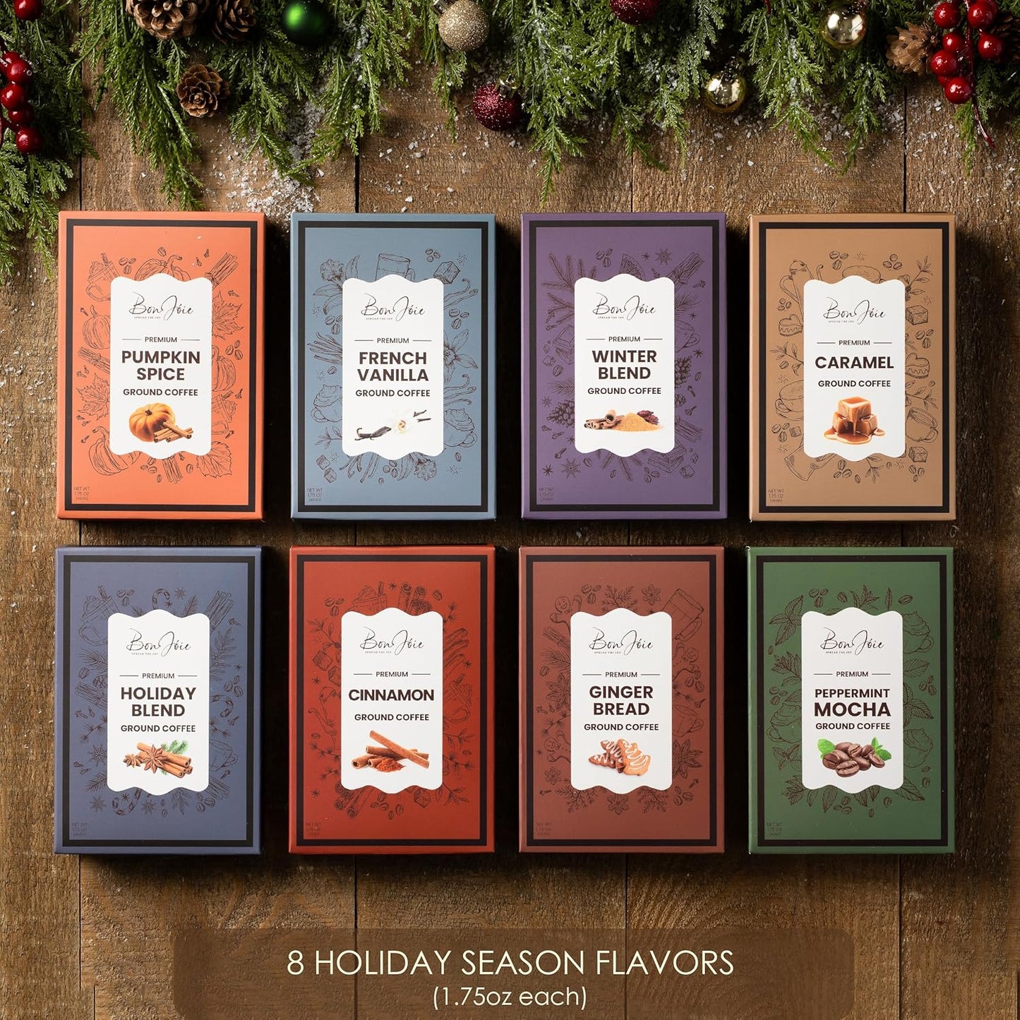 Skiennix Coffee Gift Set - Gourmet Ground Coffee Sampler for Coffee Lovers | Perfect for Men & Women