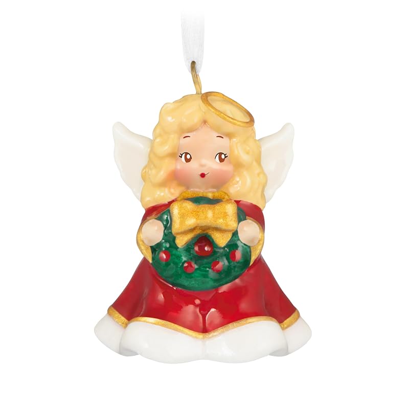 Hallmark Keepsake 2026 O Little Angel Christmas Ornament - Porcelain Mini Cherub