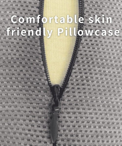 Bespilow Cervical Memory Foam Neck Roll Pillow - Relieve Neck Pain & Tension | Contour Support, Breathable Design