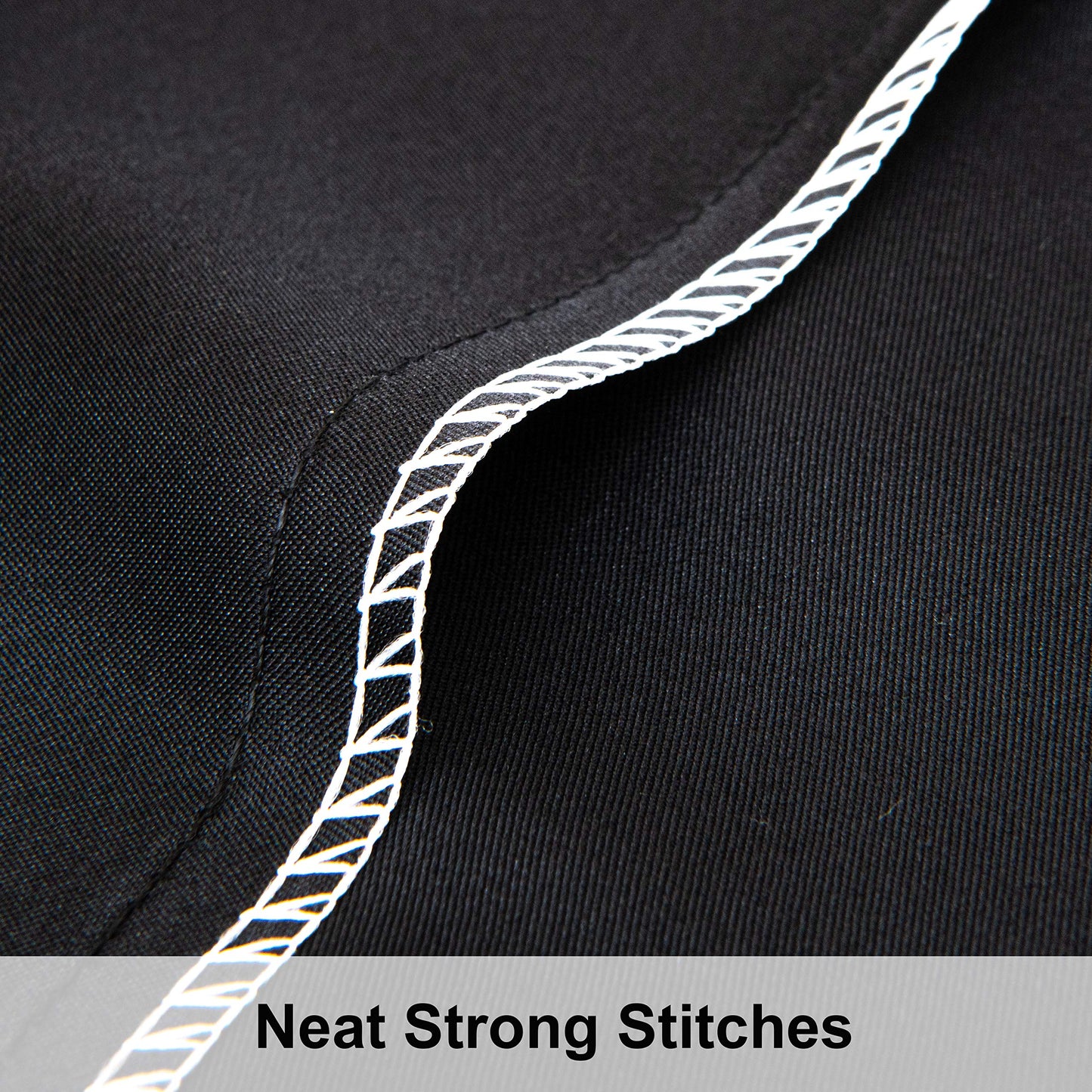 NTBAY 2 Pack Satin Standard Pillowcases for Hair and Skin, Luxurious and Silky Pillow Cases with Envelope Closure, 20x26 Inches, Black