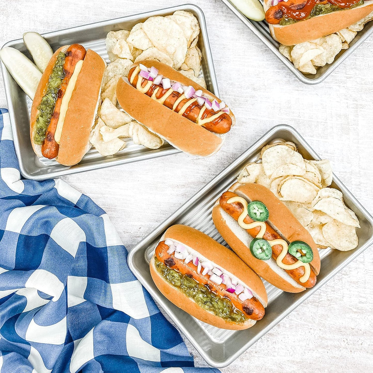 USA Pan Mini Sheet Pan - Warp Resistant Nonstick Baking Pan in Aluminized Steel