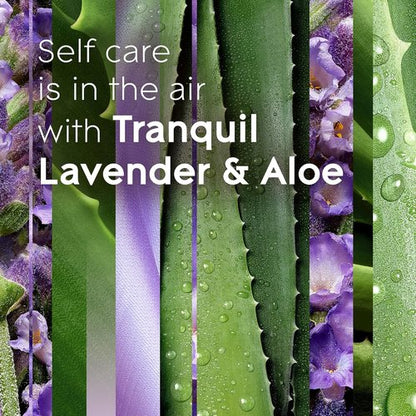 Glade PlugIns Refills Air Freshener - Tranquil Lavender & Aloe Scented Oils | 10 Count, 0.67 Fl Oz