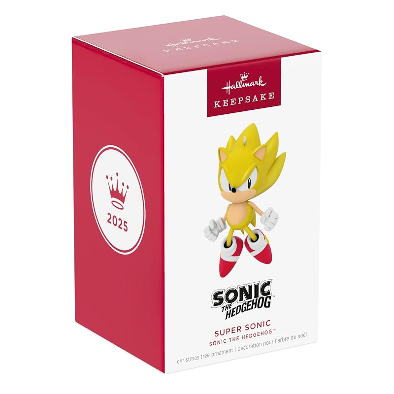 Super Sonic Hallmark Keepsake Christmas Ornament - Sonic the Hedgehog Gift