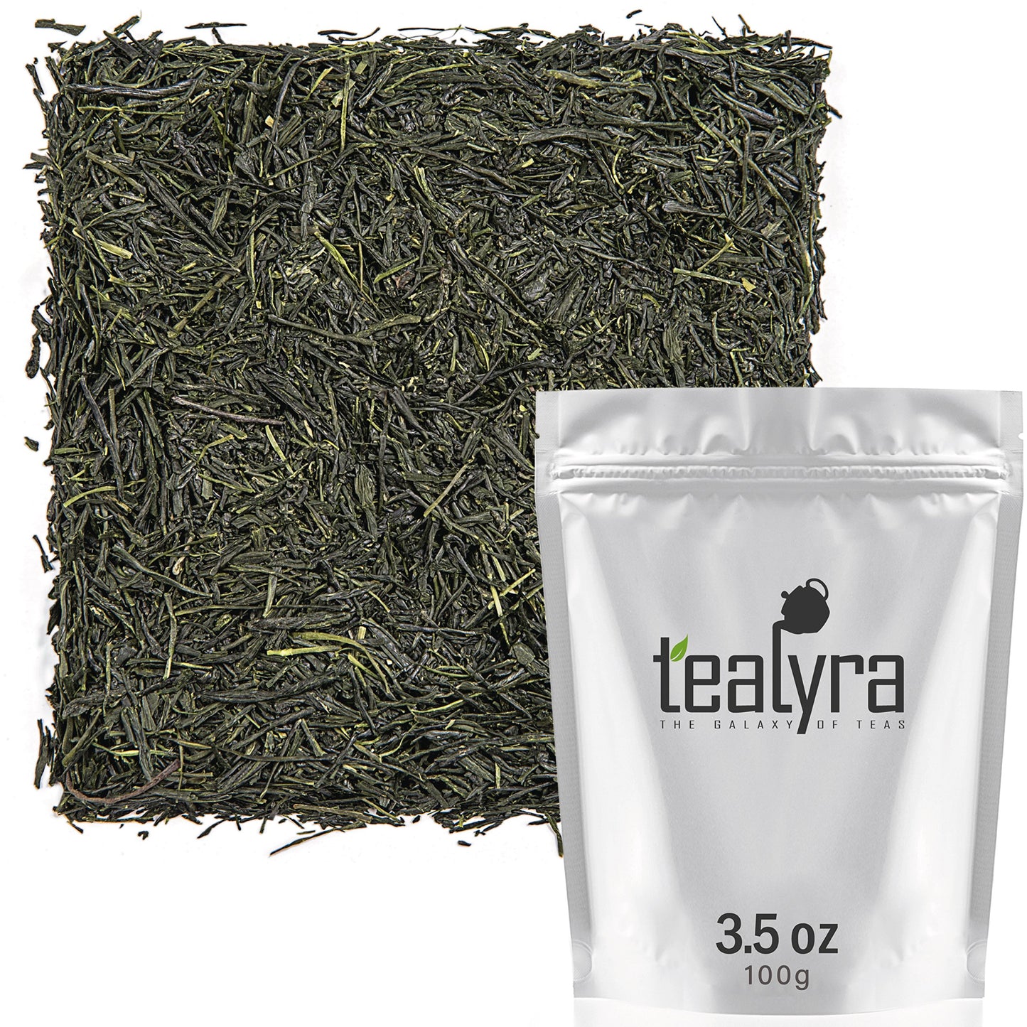 Tealyra - Handmade Premium First Flush - Gyokuro Green Tea - Grown in Yame Japan - Loose Leaf Tea - Caffeine Medium - 100g (3.5-ounce)