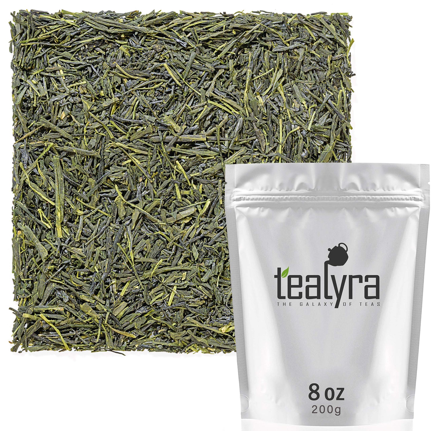 Tealyra - Sencha Tenkaichi Japanese Green Tea - Handmade Premium 1st Flush - Grown in Japan - Loose Leaf Tea - Caffeine Level Medium - 200g (7-ounce)