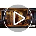 White Halloween Ghost Decorations Outdoor 5FT Swinging Ghosts with Remote & Timer