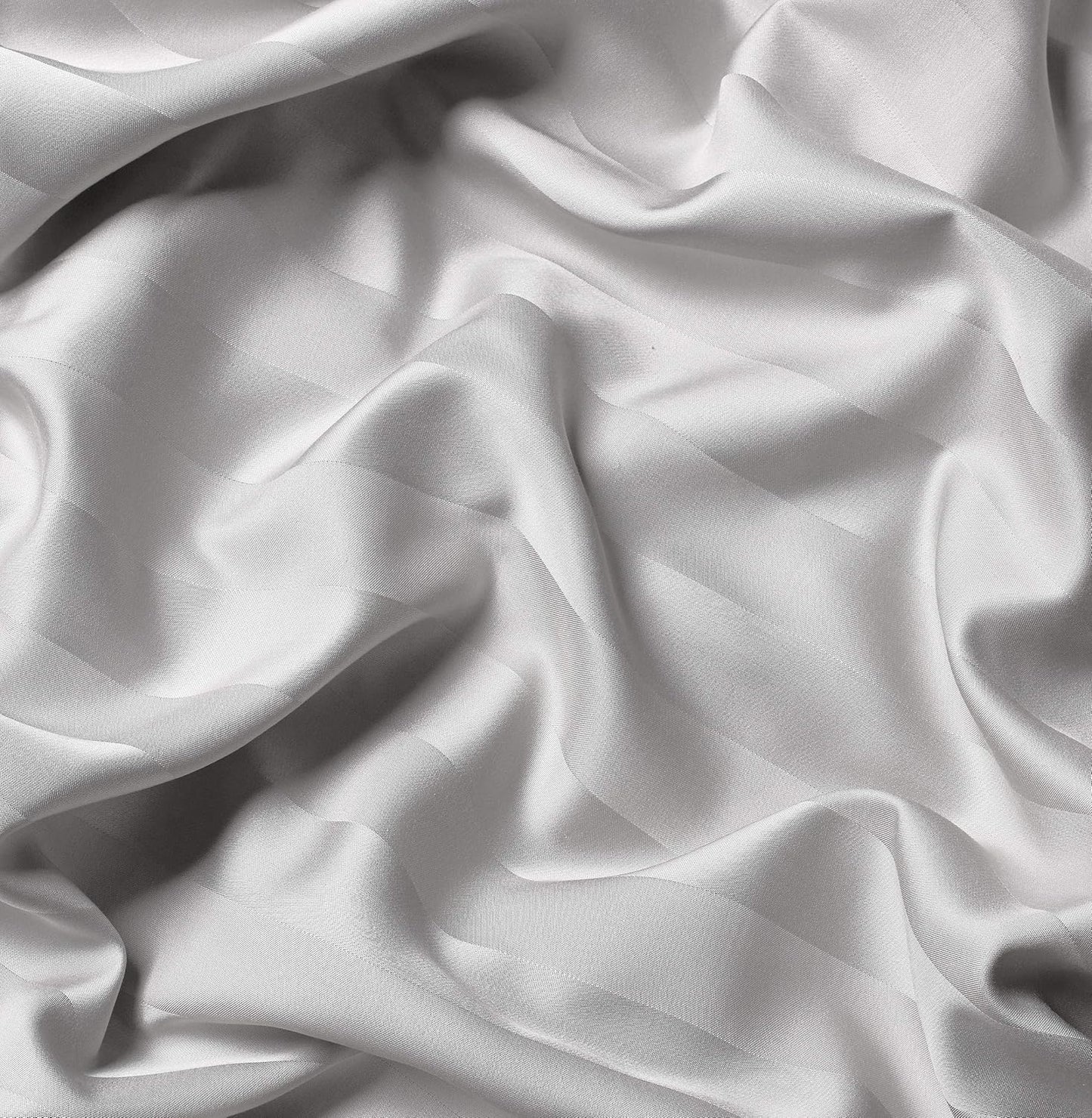 Pure Bamboo California King Sheets - 100% Organic Viscose Bed Set, Soft & Cooling | Jacquard White