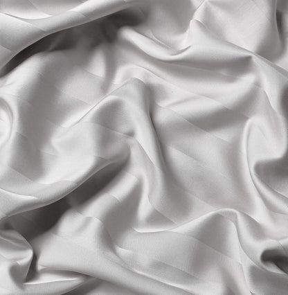 Pure Bamboo California King Sheets - 100% Organic Viscose Bed Set, Soft & Cooling | Jacquard White