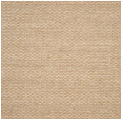 SAFAVIEH Courtyard Collection 7'1" Square Natural/Cream CY8521 Indoor/ Outdoor Patio Backyard Mudroom Area Rug