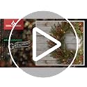 30 Inch Pre-Lit Crestwood Spruce Christmas Wreath - Battery Operated