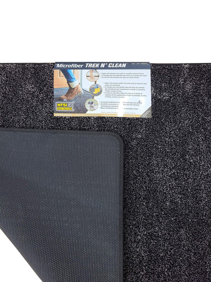 Trek N' Clean Microfiber NFSI High-Traction Mat Indoor/Outdoor 30x40