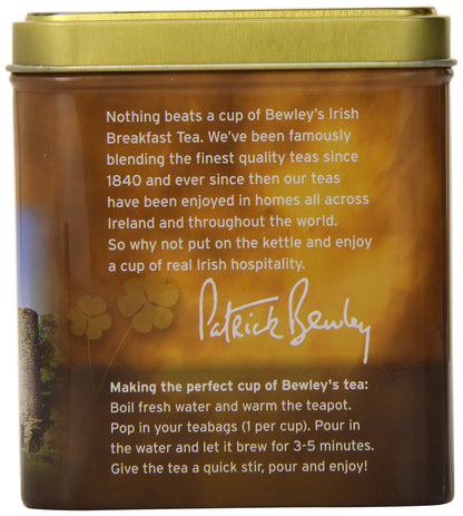 Bewley's Irish Breakfast Tea Tin, 30-Count