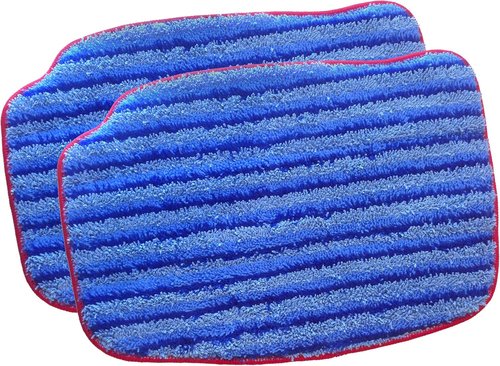 McCulloch A1375-101 Microfiber Mop Pad - 2-Pack, Effective Dirt Trapping, Reusable & Machine Washable