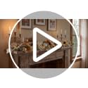 Elegant 6ft Fall Garland for Mantle with Lights - Autumn Decor