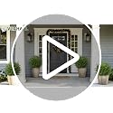 Artificial Cedar Topiary Ball Tree 24 Inch Outdoor Fake Plant Set - UV Resistant