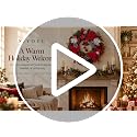 24 Inch Christmas Wreath with Poinsettias Pine Cones and Berries - Festive Holiday Decor