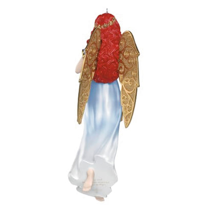 Hallmark Keepsake Christmas Angel Ornament - Guidance 2026, Light Blue & Gold Wings