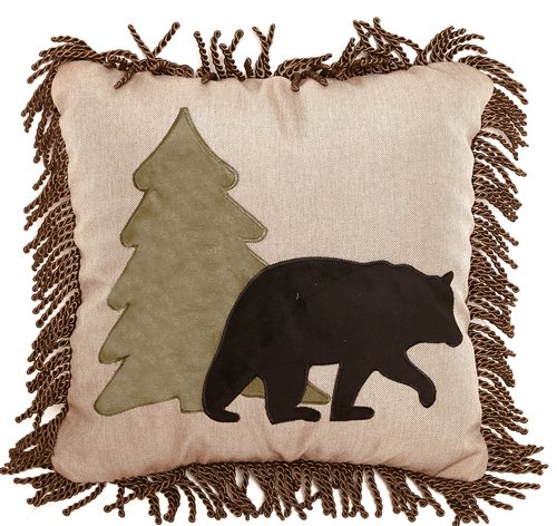 Carstens Bear And Tree Pillow