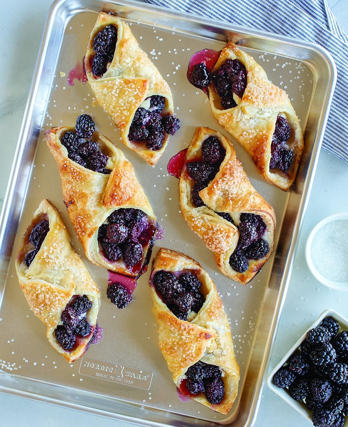 Nordic Ware Jelly Roll Pan - Natural Nonstick Bakeware Set (Pack of 2)
