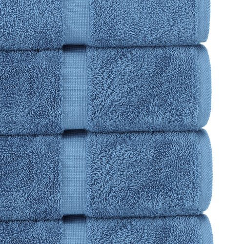 Chakir Turkish Linens, 100% Cotton Premium Quality Turkish Bath Sheets (35''x70'' Large Bath Sheet Towels - Wedgewood)