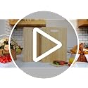 Acacia Wood Cutting Boards Set - 12 Pieces 17x6 Inches with Handle