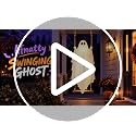 Halloween Outdoor Decorations Large 4.5 FT Hanging Swinging Ghost with Lights & Remote