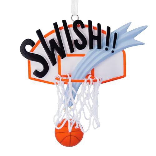 Basketball Christmas Ornament - Swish Action Design, Hallmark