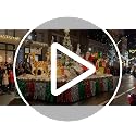 Crowye 10 Pcs Christmas Parade Float Decorations Red Silver Green Table Skirts & Foil Fringe Garland - Variation of THIS listing