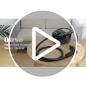 Steam Cleaner 1600W Handheld for Home Deep Black-Orange 1.69QT Tank
