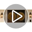 26 Inch Fall Boxwood Wreath for Front Door Outdoor Decoration - Orange