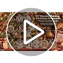 Nativity Christmas Ornaments DIY Diamond Art Set - 6pcs, Sparkling Holiday Decor