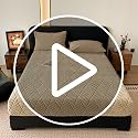 Khaki Velvet Fleece Twin Fitted Sheet - 15 Inch Deep Pocket