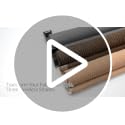 Outdoor Cordless Roller Shades - Gray / 72W x 72H - UV Blocking & Wind-Resistant