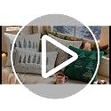 ANRODUO Christmas Tree Decorative Pillow Covers 20x20 Plush Beige Pack of 2 - Festive Holiday Decor