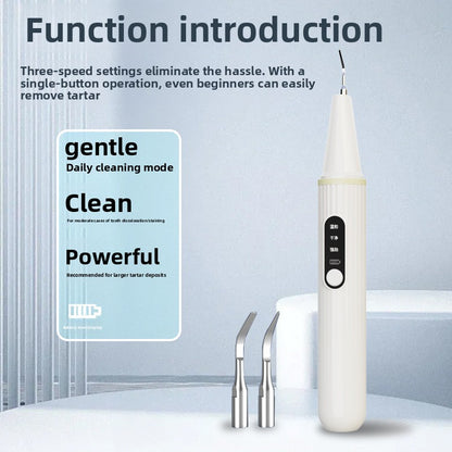 Ultrasonic Electric Tooth Cleaner Portable Dental Calculus Remover