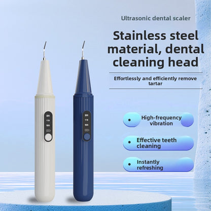 Ultrasonic Electric Tooth Cleaner Portable Dental Calculus Remover