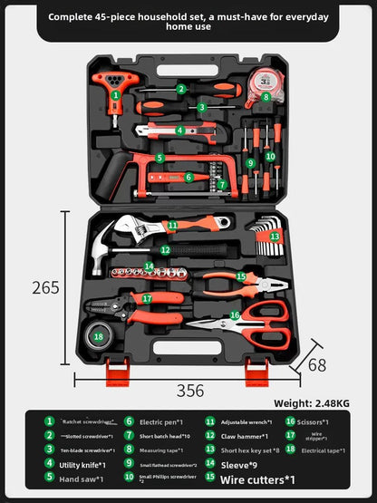 Daily household toolbox set