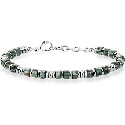 Natural Stone Bead Bracelet for Men